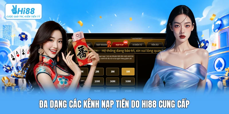 Hướng Dẫn Nạp Tiền Hi88: Giao Thức API Tự Động Và Quy Trình Đối Soát Đa dạng các kênh nạp tiền do Hi88 cung cấp