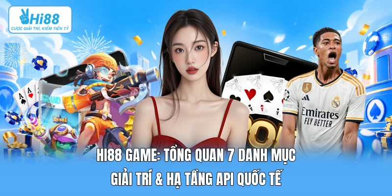 Hi88 Game: Tổng Quan 7 Danh Mục Giải Trí & Hạ Tầng API Quốc Tế Hi88 Game: Tổng Quan 7 Danh Mục Giải Trí & Hạ Tầng API Quốc Tế