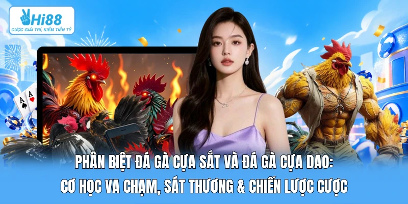 Phân Biệt Đá Gà Cựa Sắt Và Đá Gà Cựa Dao: Cơ Học Va Chạm, Sát Thương & Chiến Lược Cược Phân Biệt Đá Gà Cựa Sắt Và Đá Gà Cựa Dao: Cơ Học Va Chạm, Sát Thương & Chiến Lược Cược