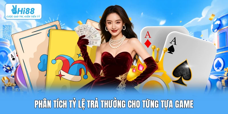 So Sánh Lợi Nhuận Nhà Cái Giữa Baccarat, Roulette Và Blackjack Phân tích tỷ lệ trả thưởng cho từng tựa game
