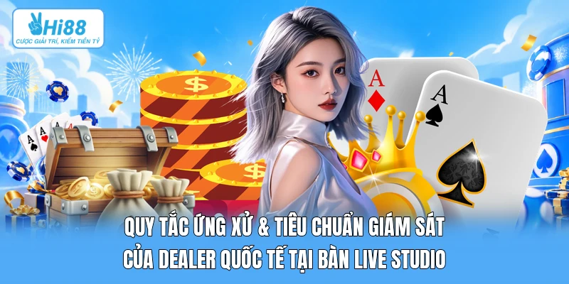 Quy Tắc Ứng Xử & Tiêu Chuẩn Giám Sát Của Dealer Quốc Tế Tại Bàn Live Studio Quy Tắc Ứng Xử & Tiêu Chuẩn Giám Sát Của Dealer Quốc Tế Tại Bàn Live Studio