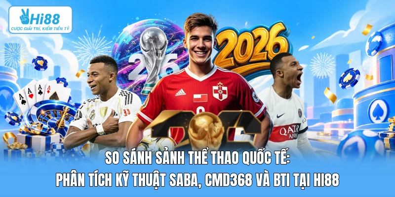 So Sánh Sảnh Thể Thao Quốc Tế: Phân Tích Kỹ Thuật SABA, CMD368 Và BTi Tại Hi88 So Sánh Sảnh Thể Thao Quốc Tế: Phân Tích Kỹ Thuật SABA, CMD368 Và BTi Tại Hi88