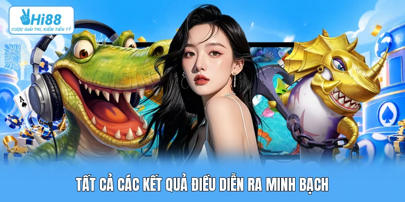 Tất cả các kết quả điều diễn ra minh bạch