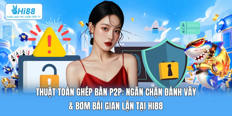 Thuật Toán Ghép Bàn P2P: Ngăn Chặn Đánh Vây & Bơm Bài Gian Lận Tại Hi88 Thuật Toán Ghép Bàn P2P: Ngăn Chặn Đánh Vây & Bơm Bài Gian Lận Tại Hi88