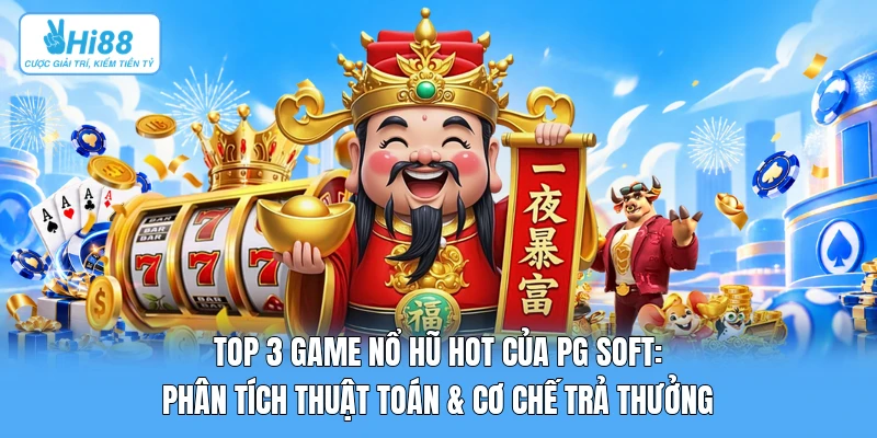 Top 3 Game Nổ Hũ Hot Của PG Soft: Phân Tích Thuật Toán & Cơ Chế Trả Thưởng Top 3 Game Nổ Hũ Hot Của PG Soft: Phân Tích Thuật Toán & Cơ Chế Trả Thưởng